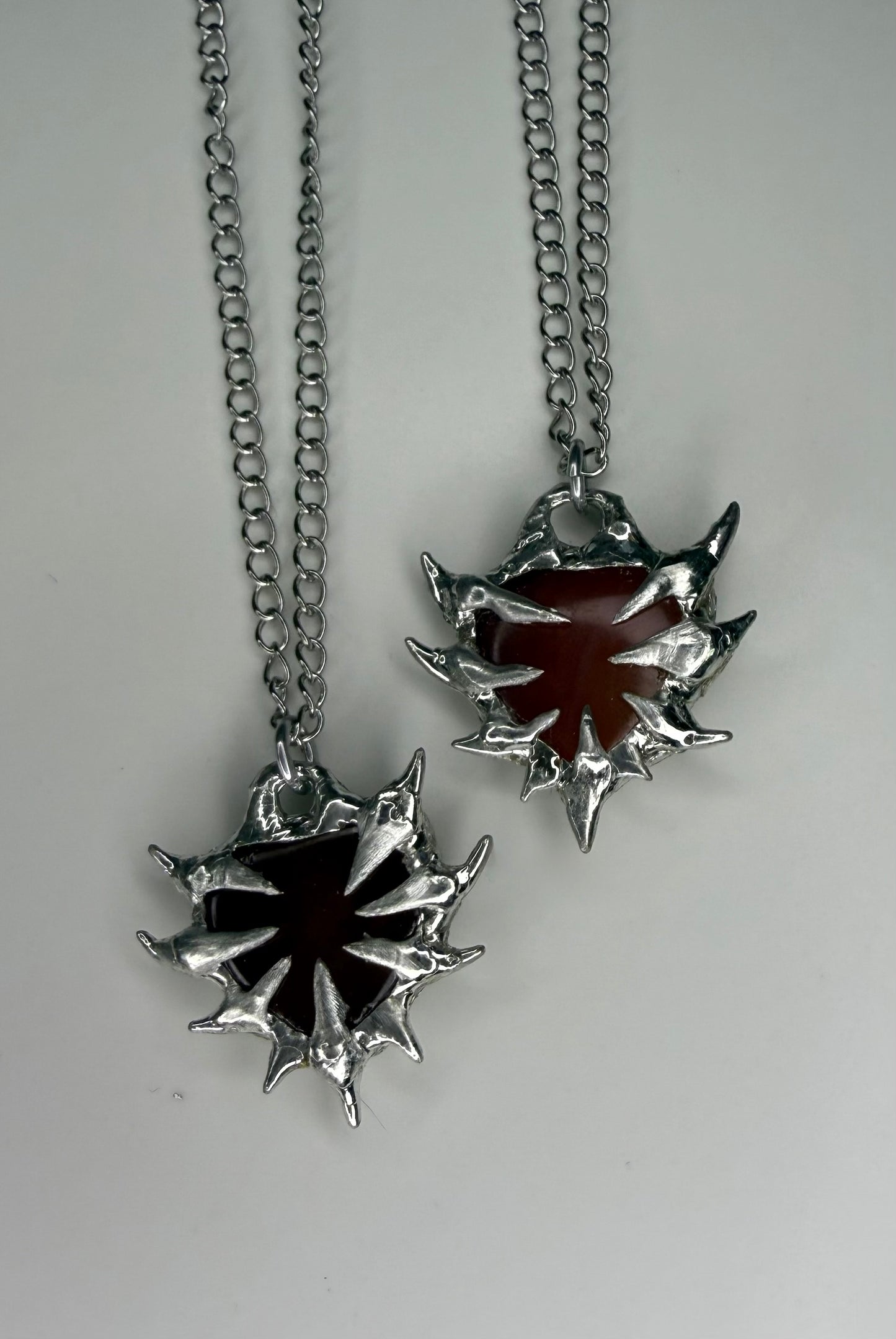 Spiked Heart Necklace