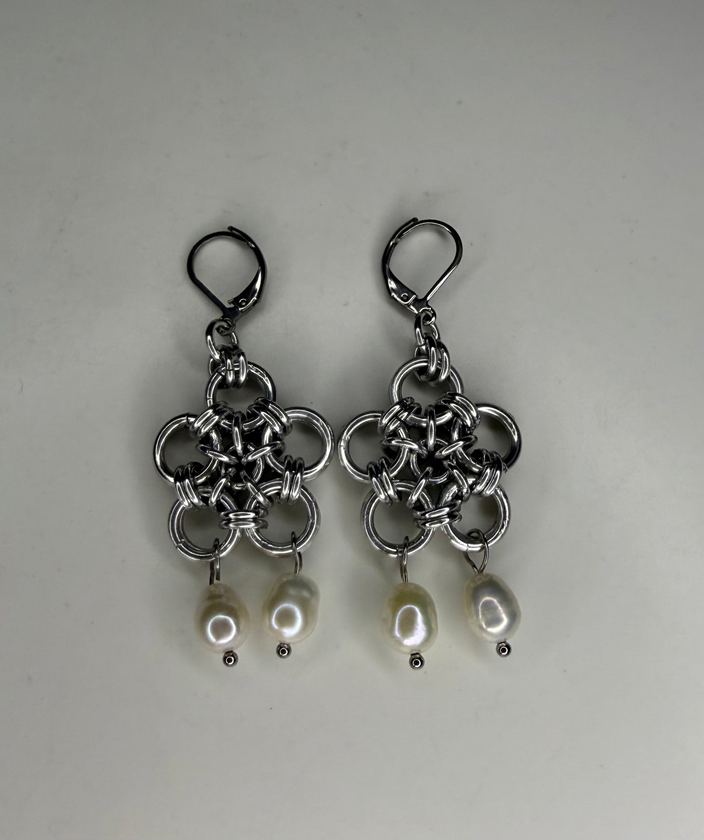 Pearly Petal Earrings