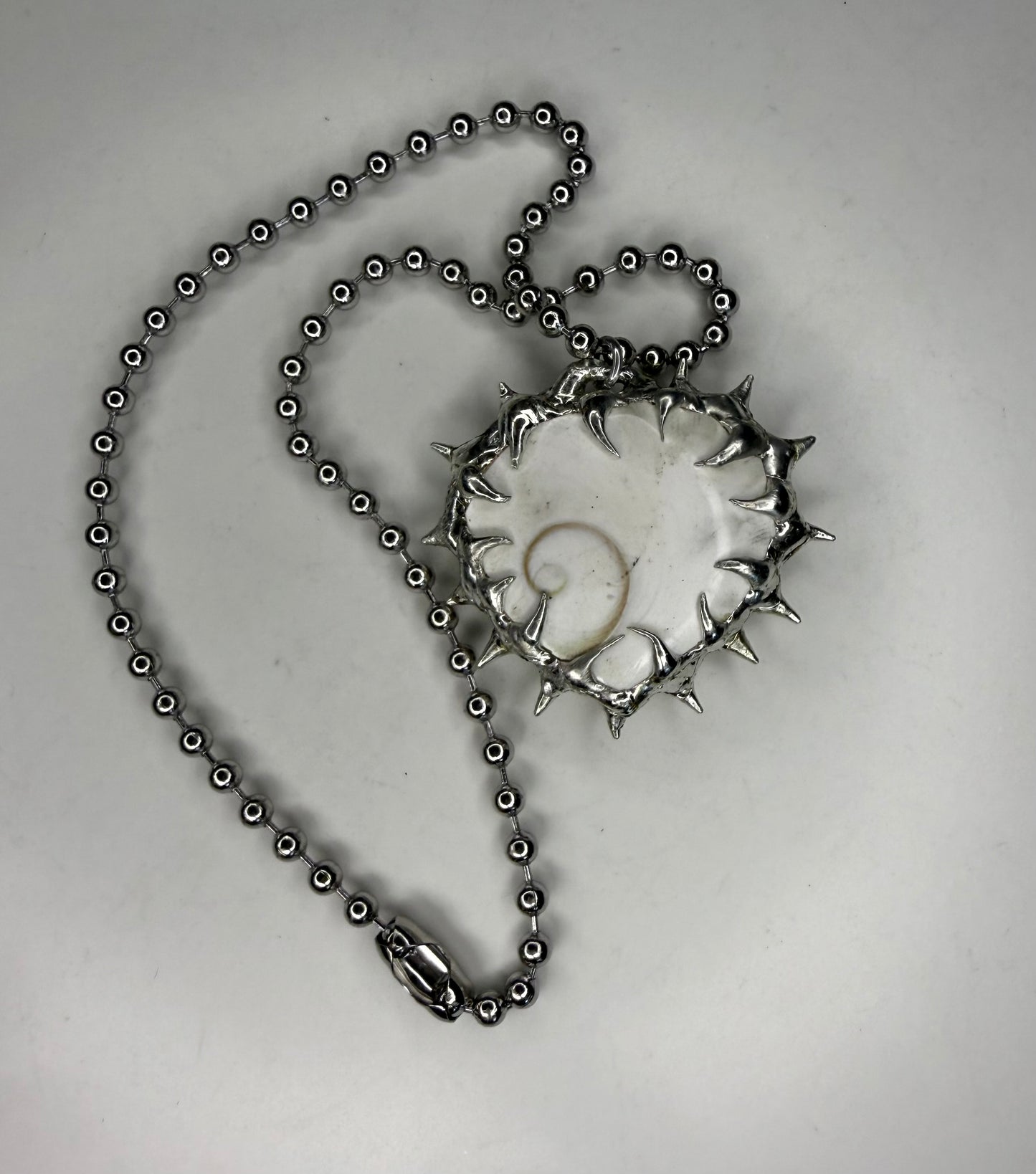 Shell heart necklace
