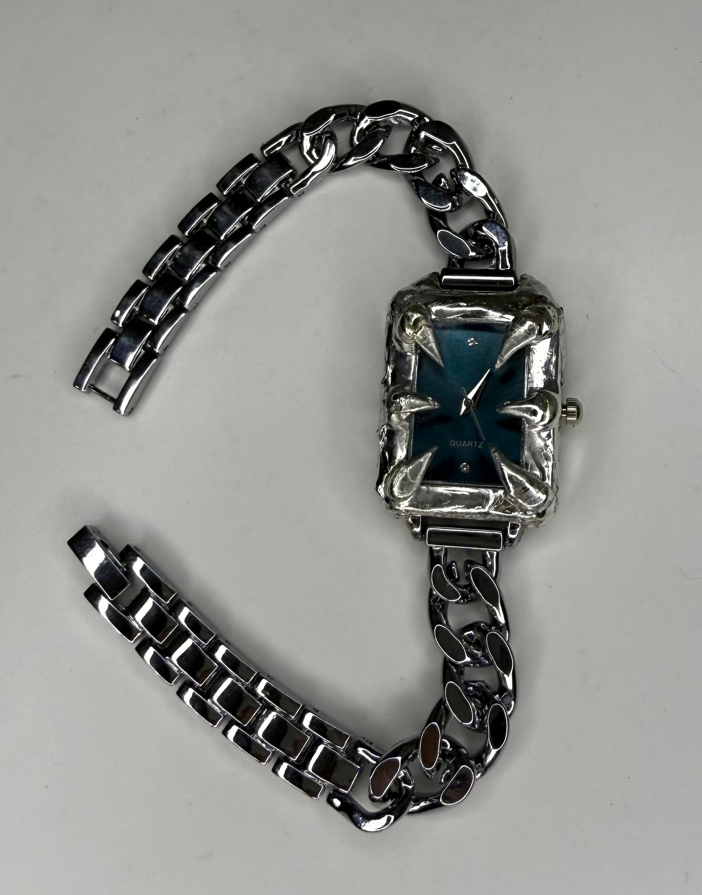 Blue Rectangle Watch