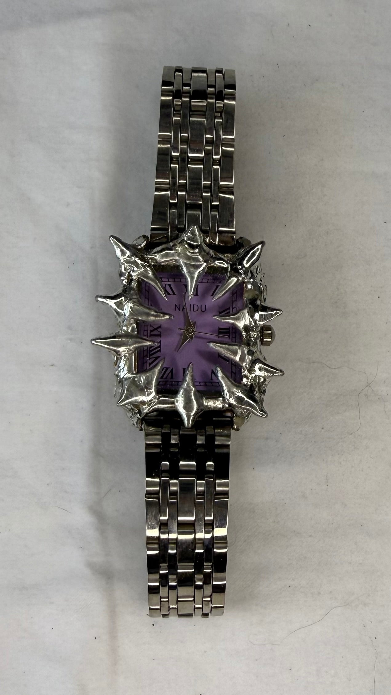 Purple Spiked Watch
