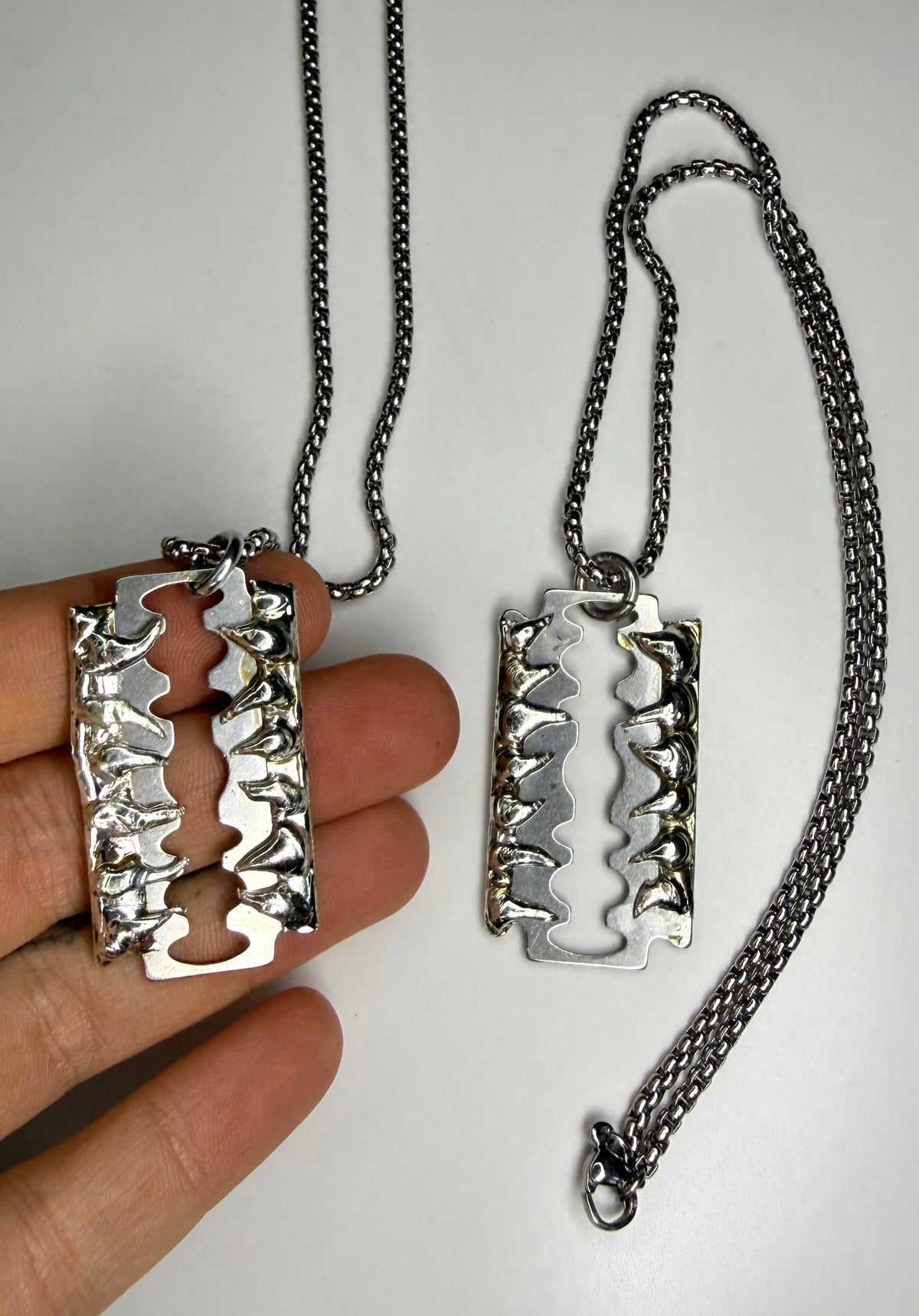 Razor Blade Necklace