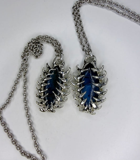 Blue Dragon Scale Necklace