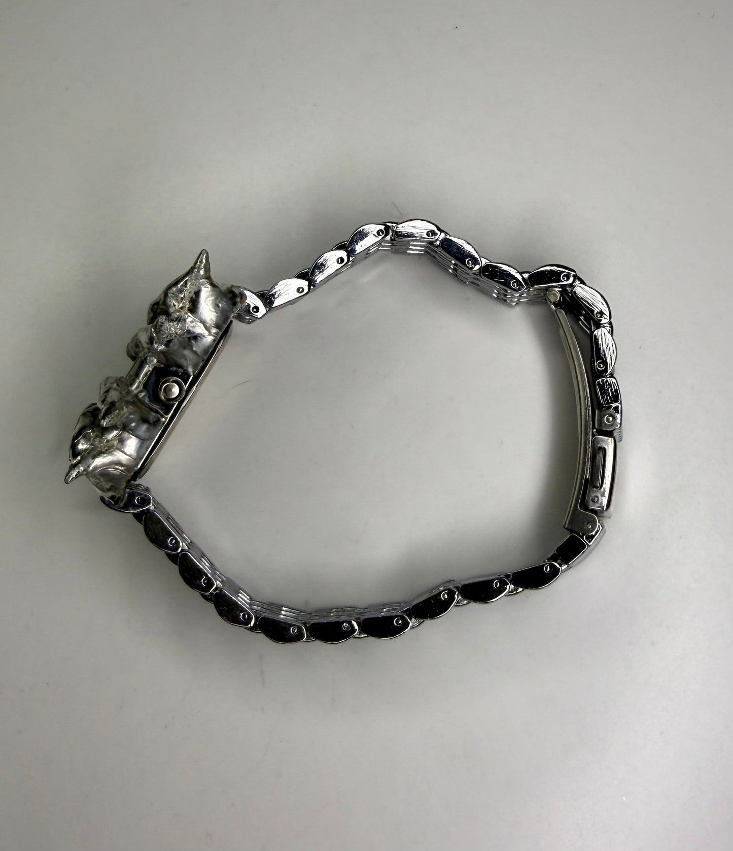 White Spiked Watch