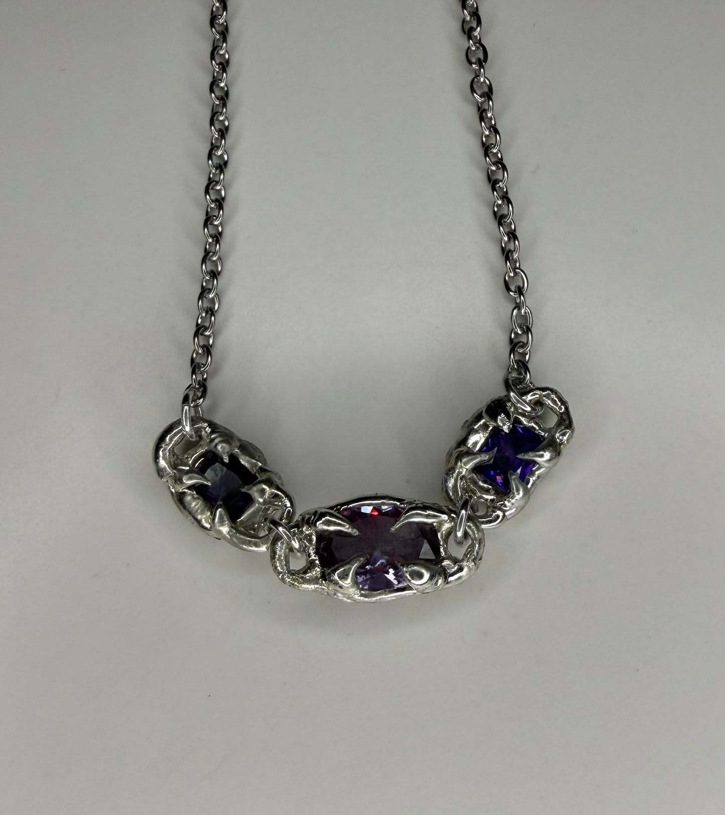 Purple Zirconia Necklace