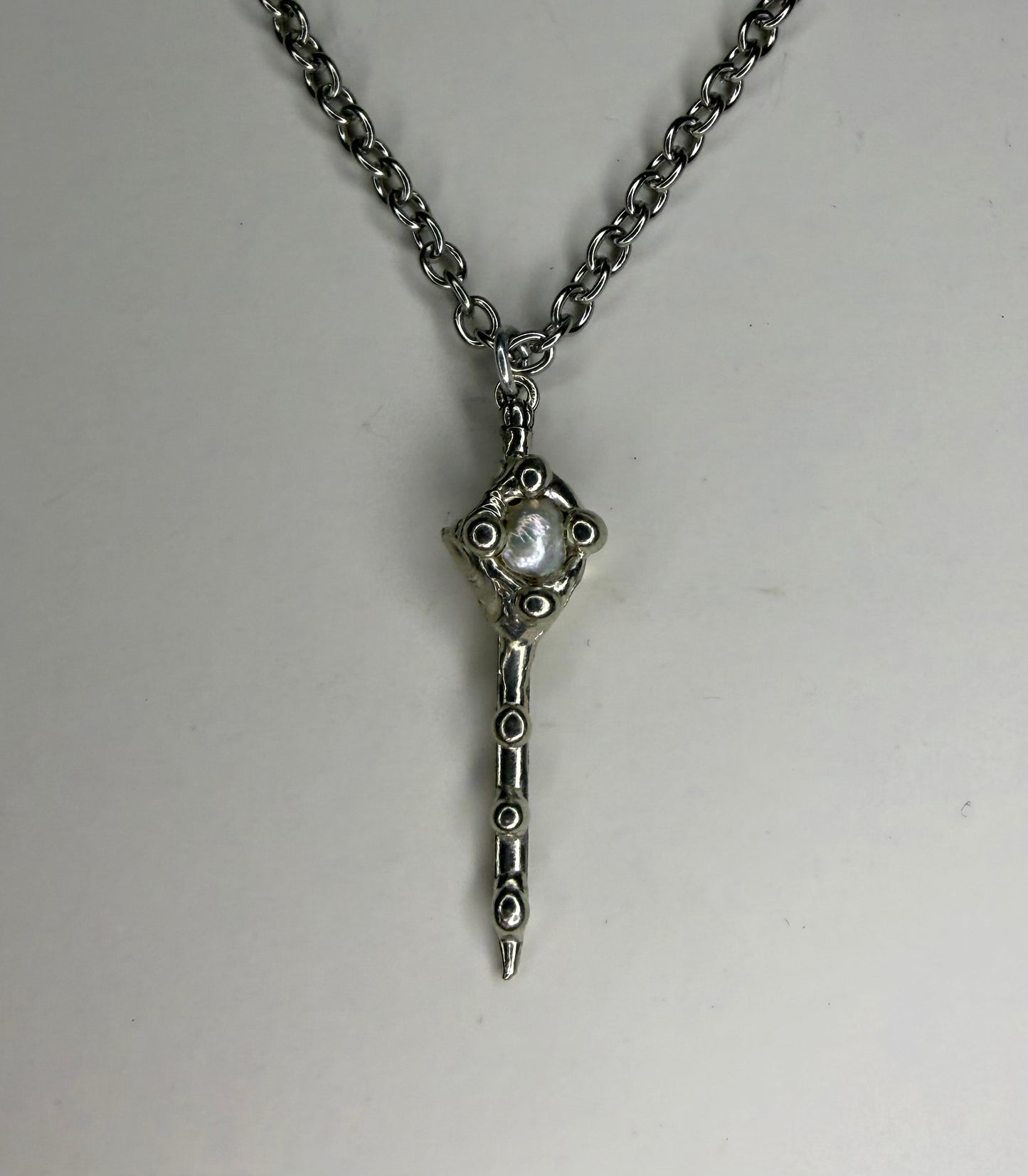 Pearl Sword Necklace