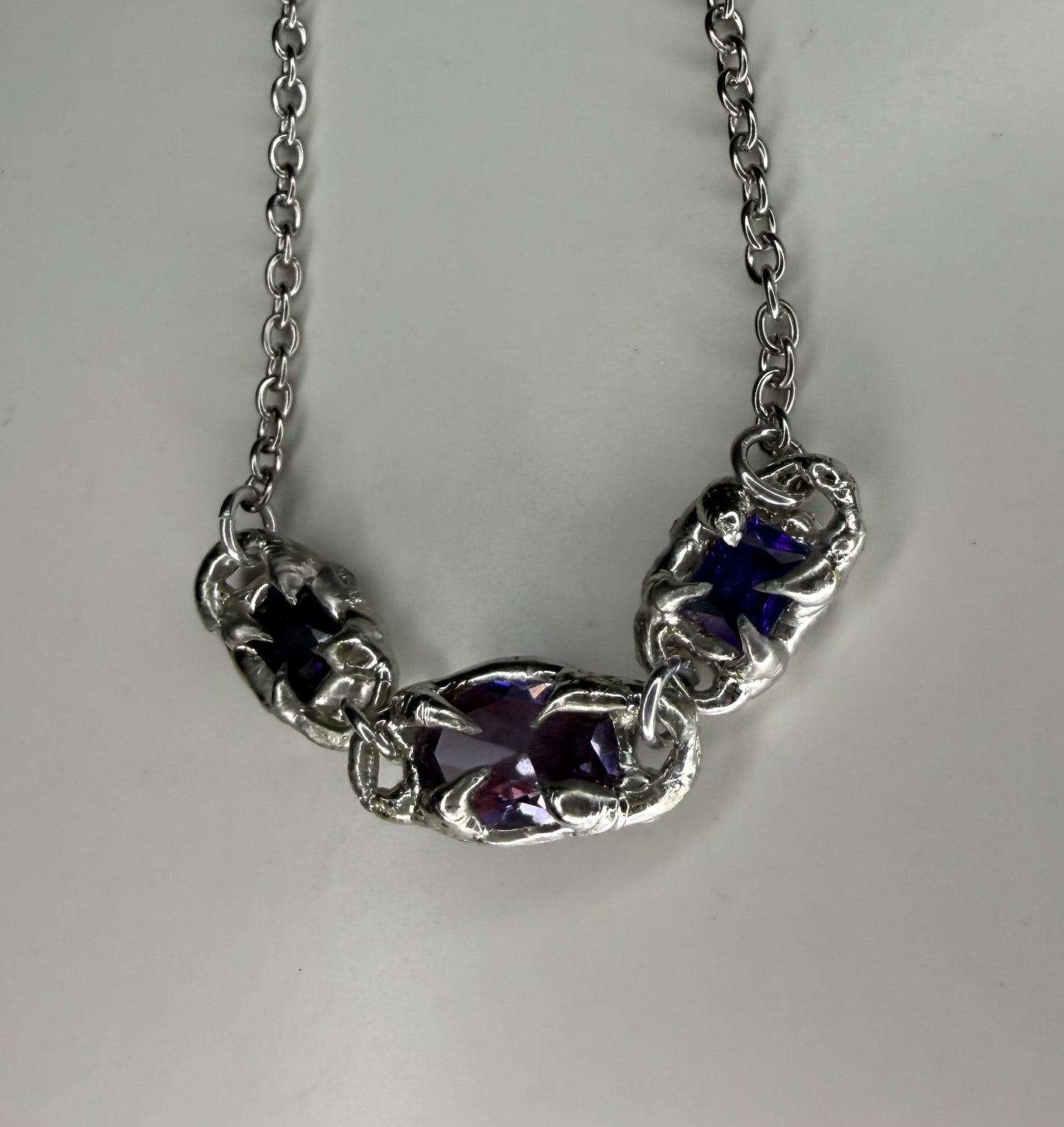 Purple Zirconia Necklace