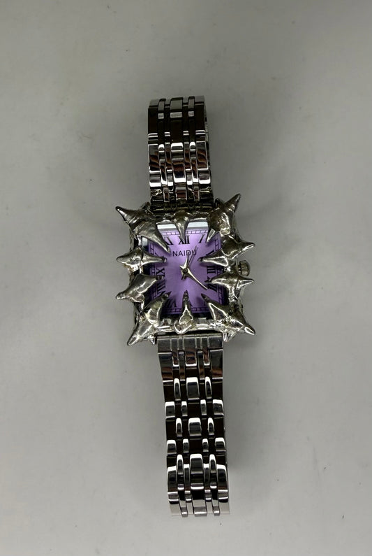 Purple Spiked Watch