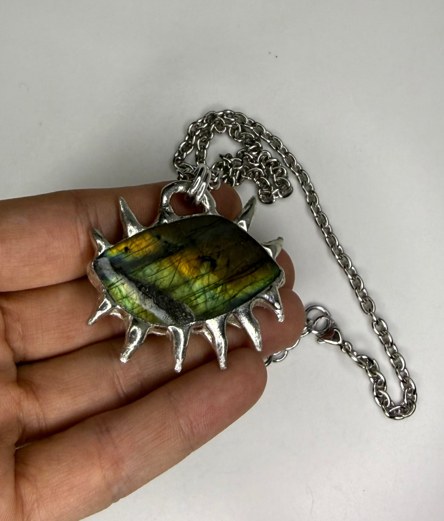 Sunset Labradorite necklace