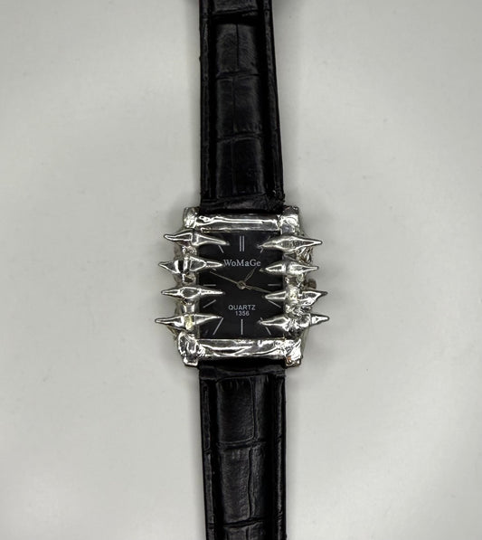 Black Spiked Watch
