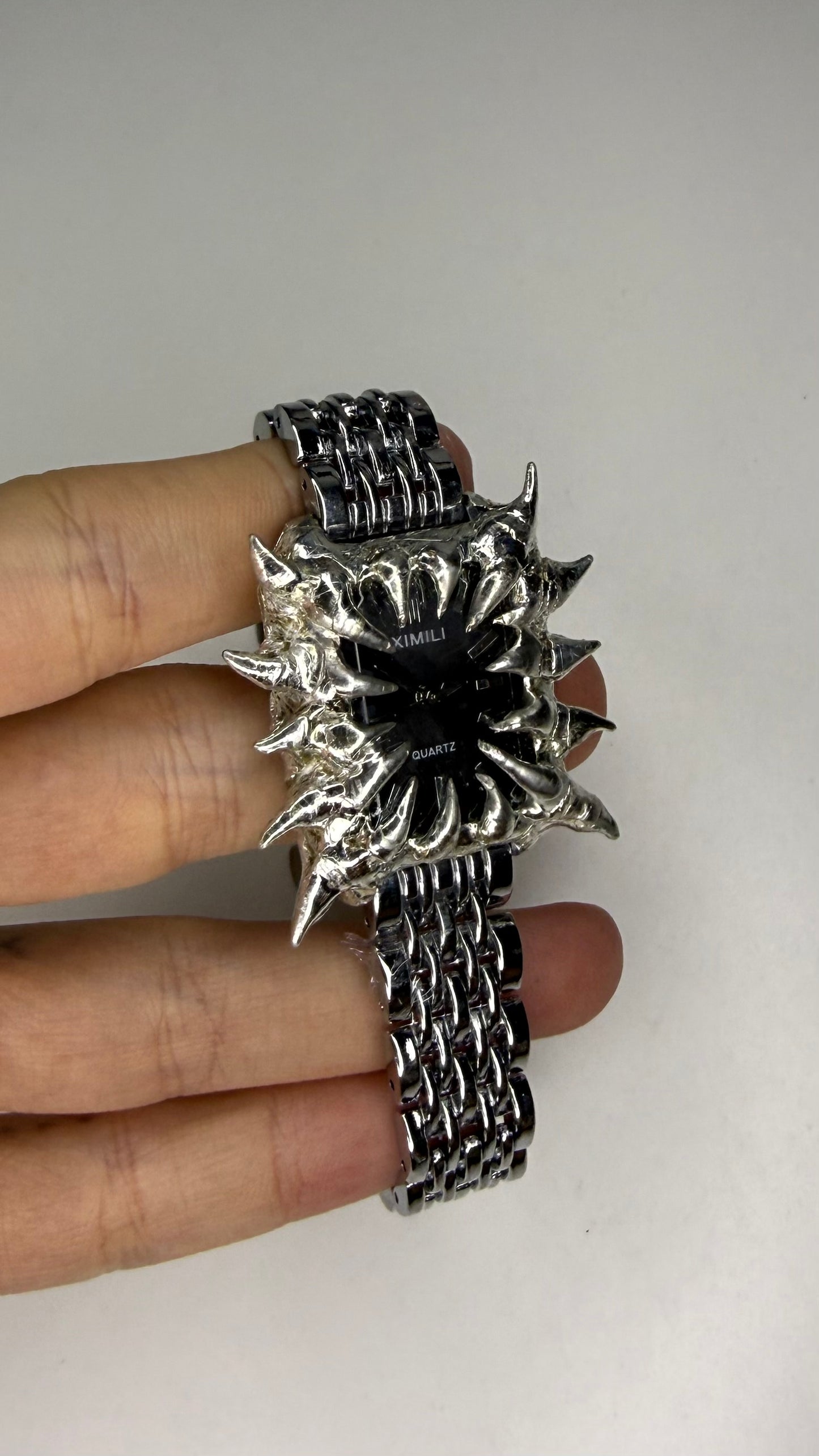 Black Spiked Watch