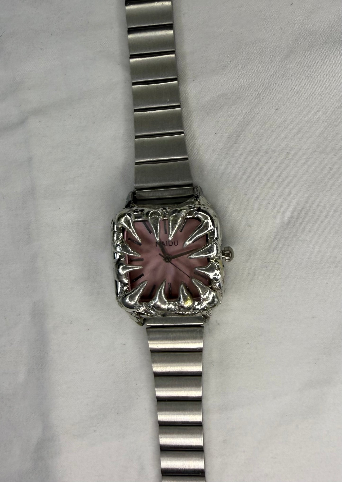 Pink Square Watch
