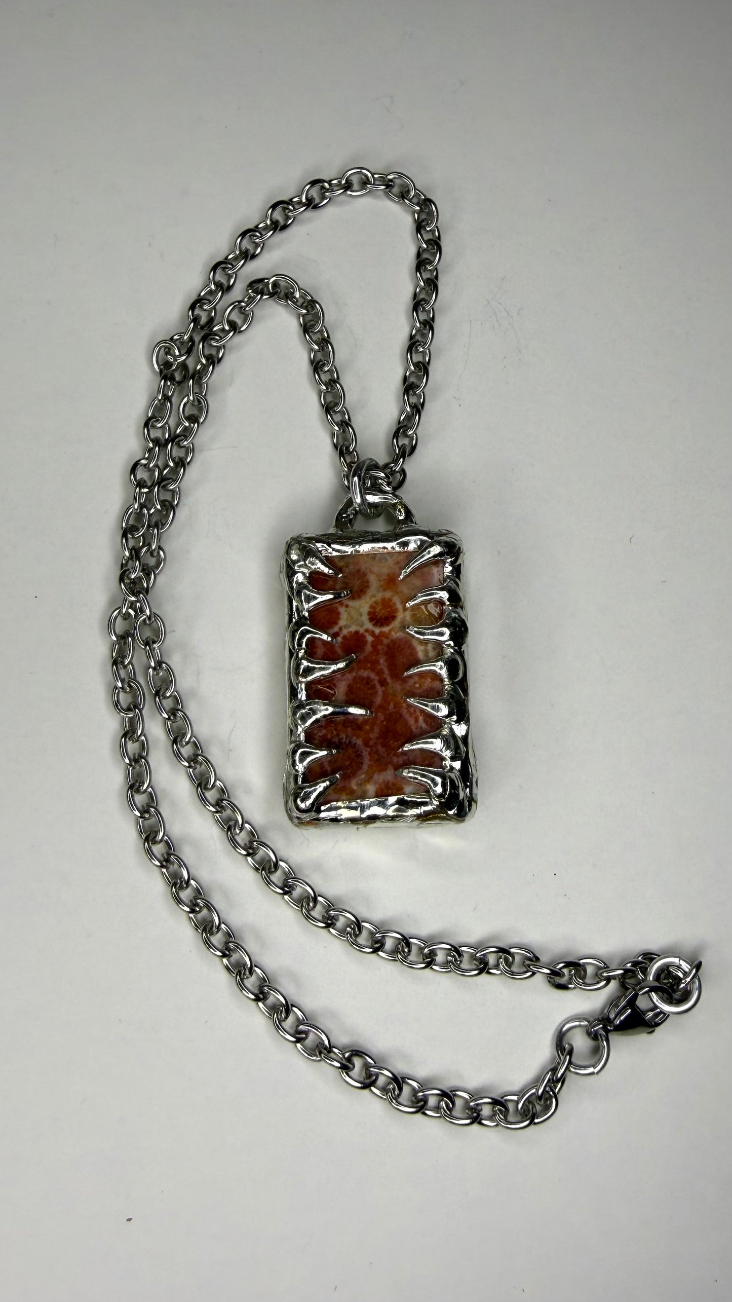 Fossilised Coral Necklave