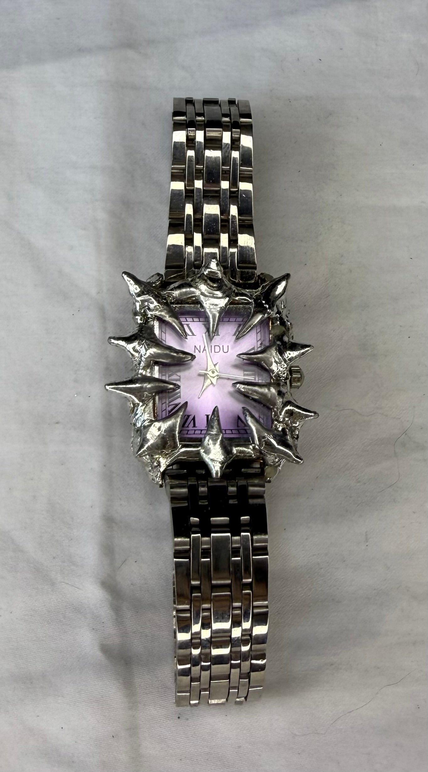 Purple Spiked Watch