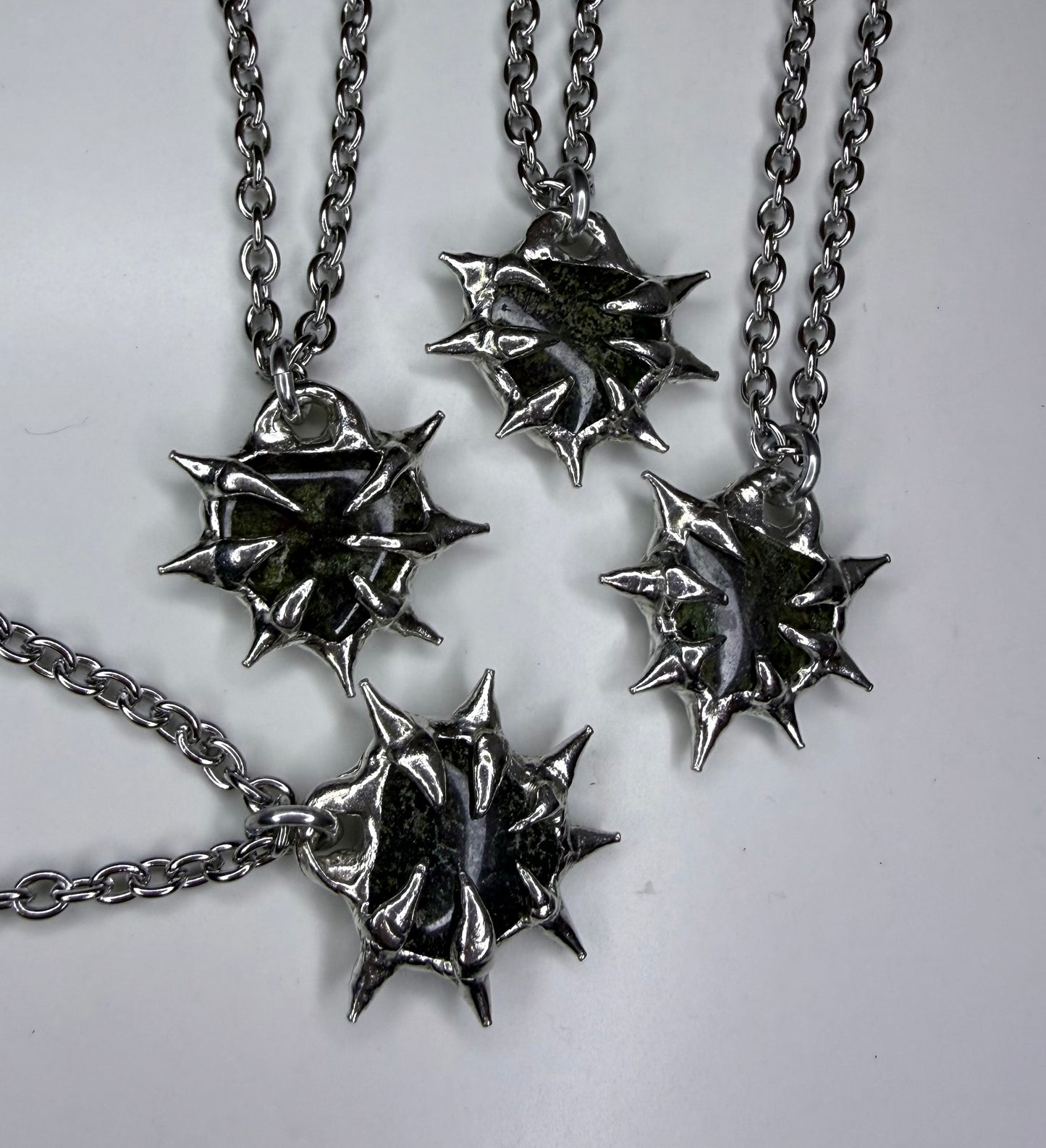 Bloodstone Spiked Hearts