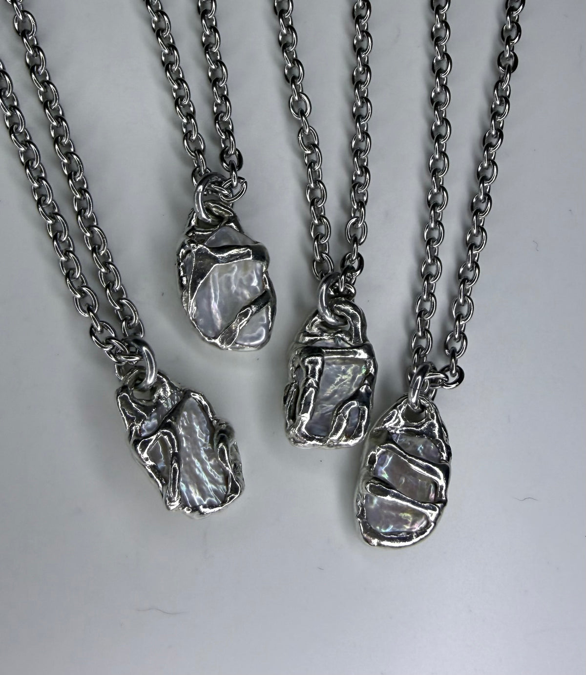 Flowy Pearl Necklaces