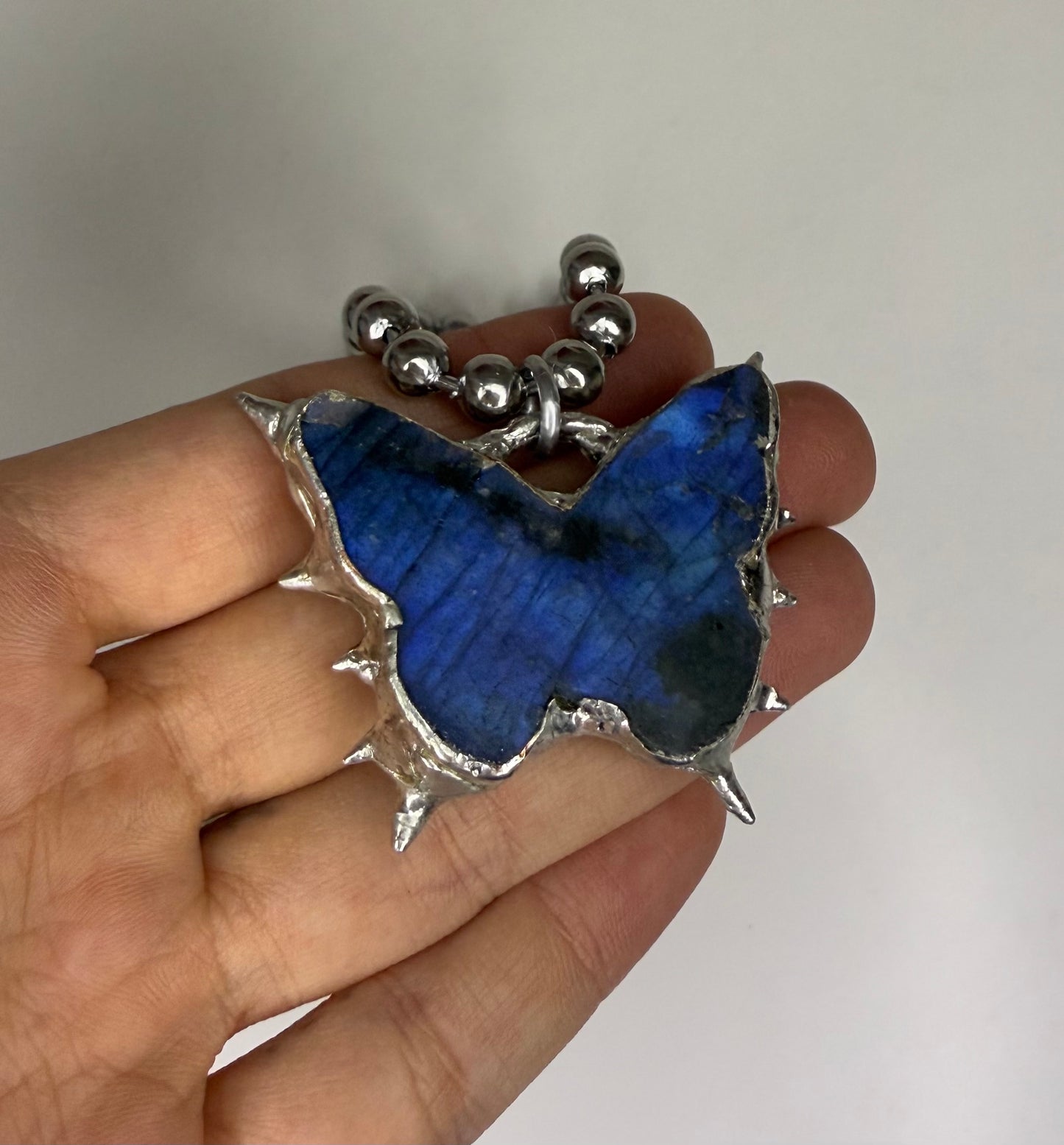 Skull Butterfly Necklace