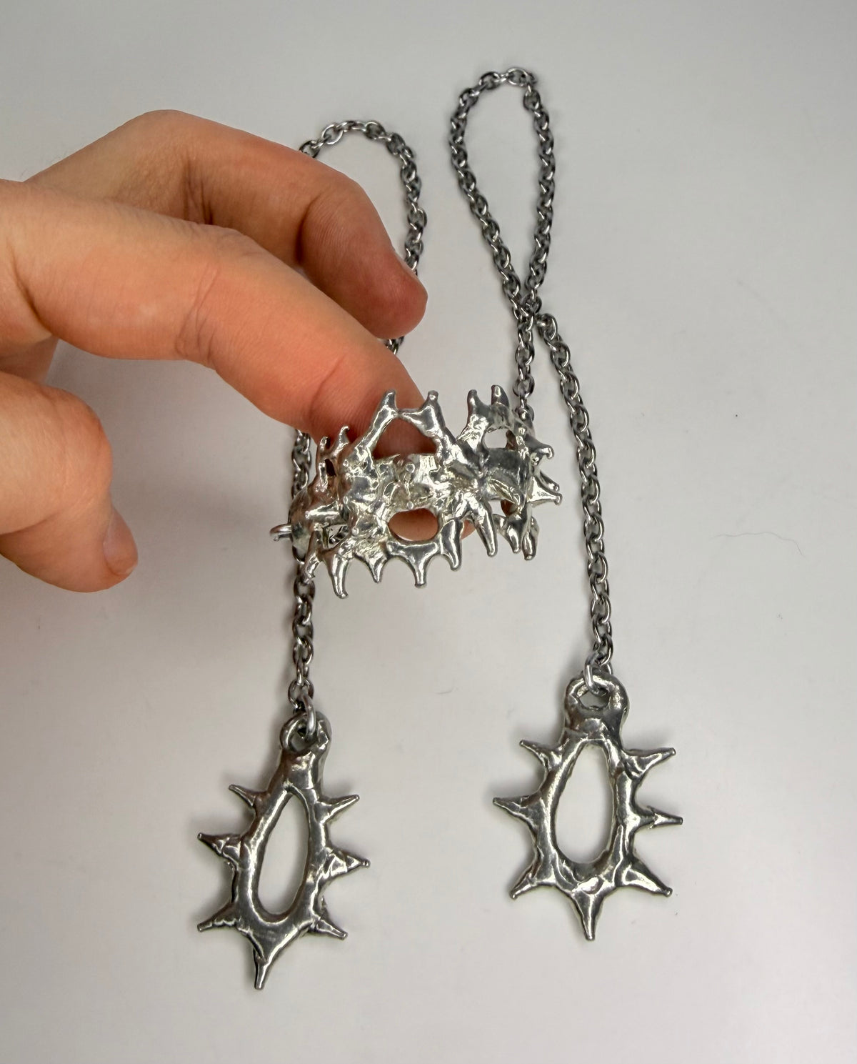 Chunky Spiked Nose Chain