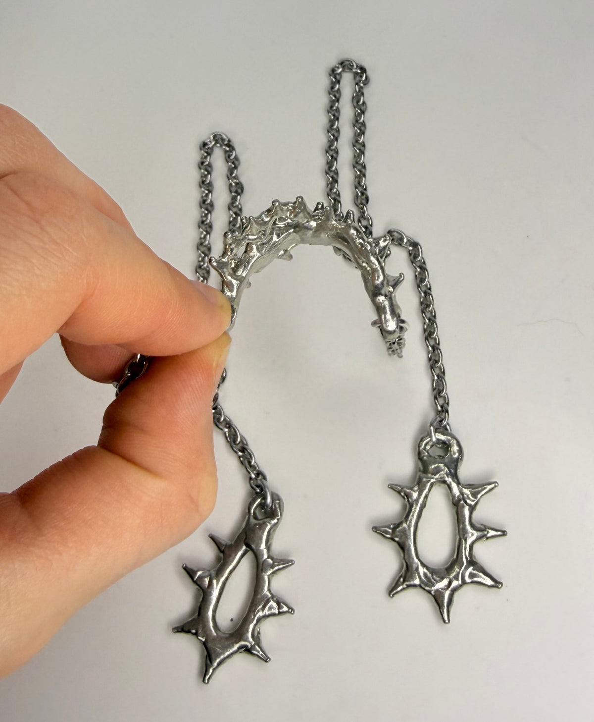 Chunky Spiked Nose Chain