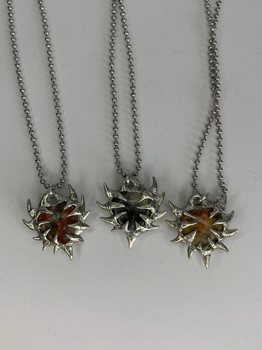 Crazy lace agate necklace
