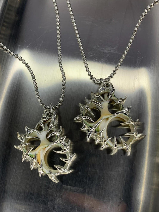 Spiked Shell Necklace