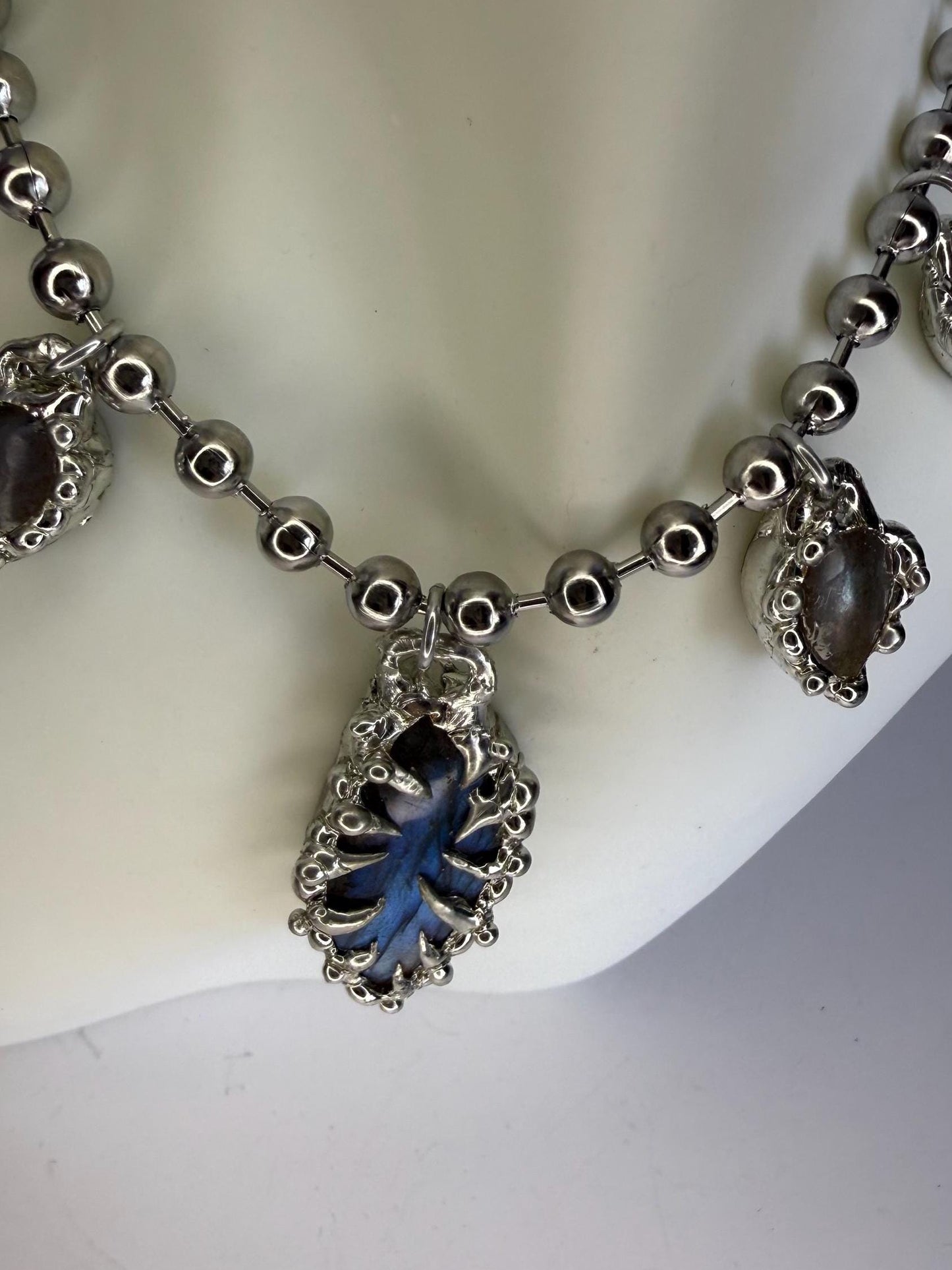 Labradorite Crystal Chocker