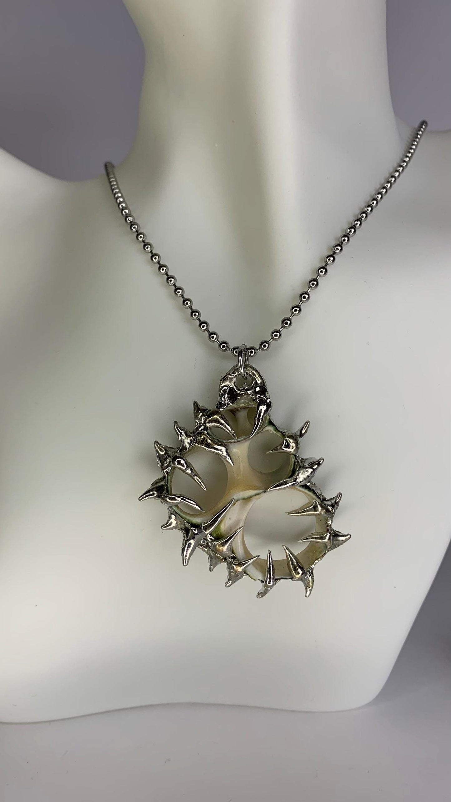 Spiked Shell Necklace