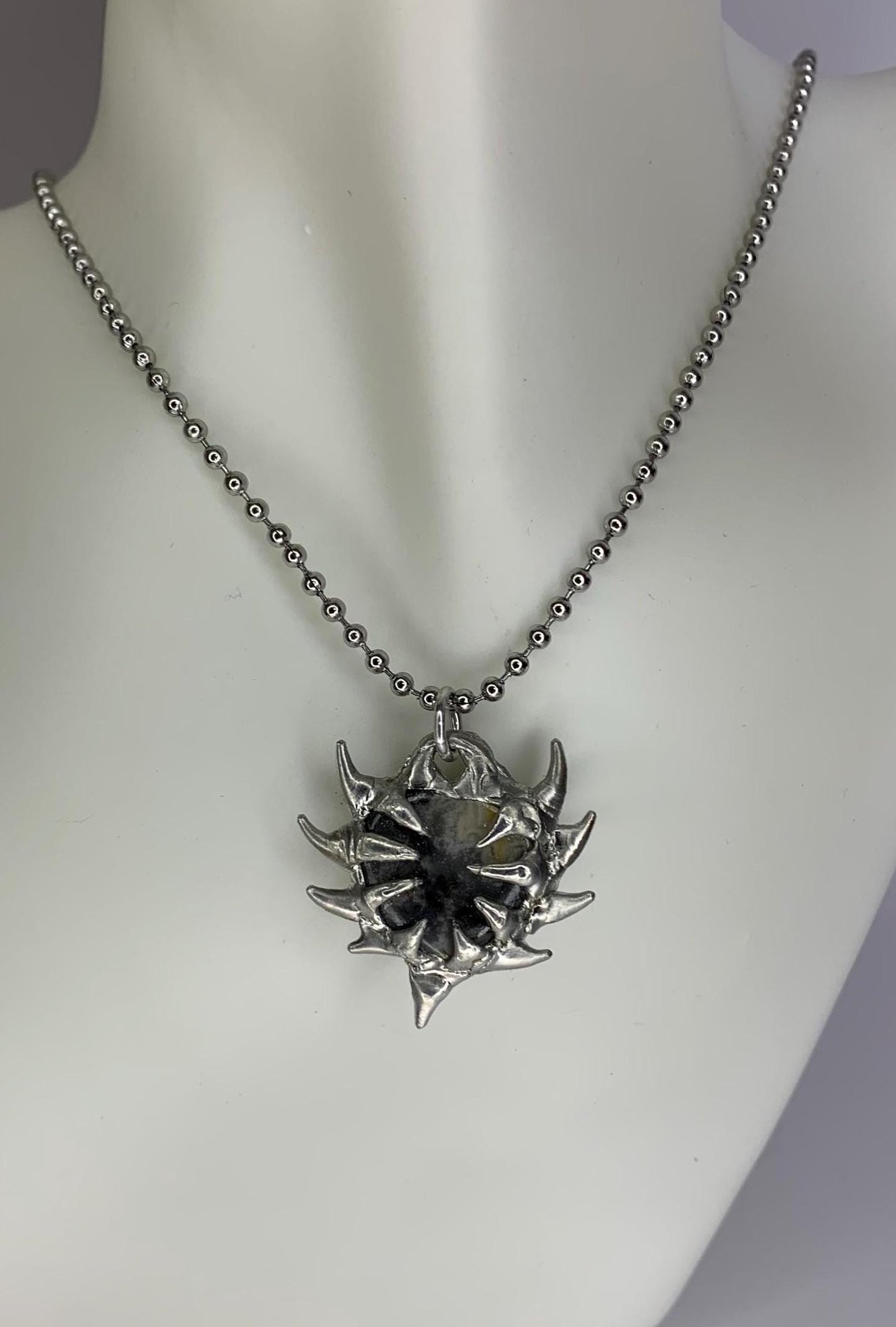 Crazy lace agate necklace