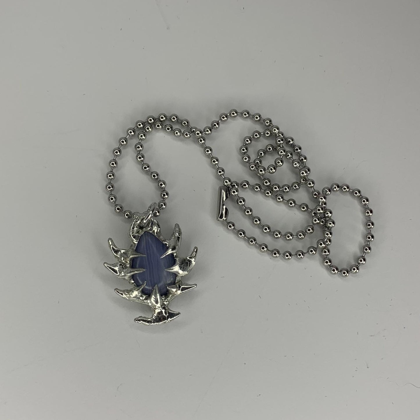 Blue Lace Agate Necklace