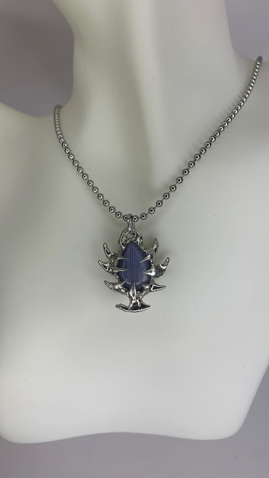 Blue Lace Agate Necklace