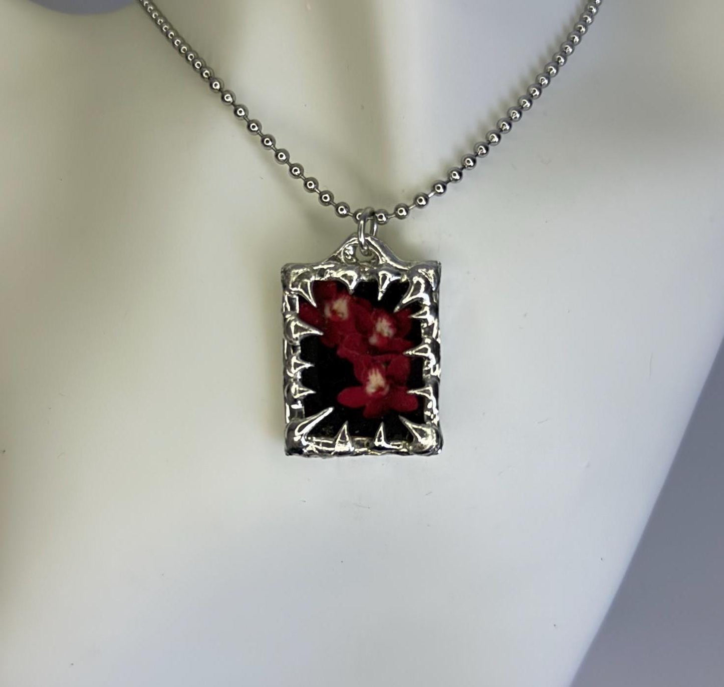 Spiked Flower Pendants